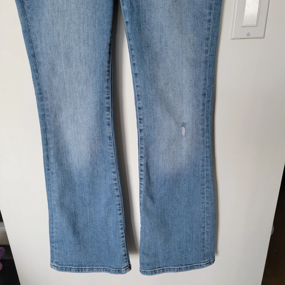 Anthropologie Sky Blue Flare Jeans - Picture 8 of 13